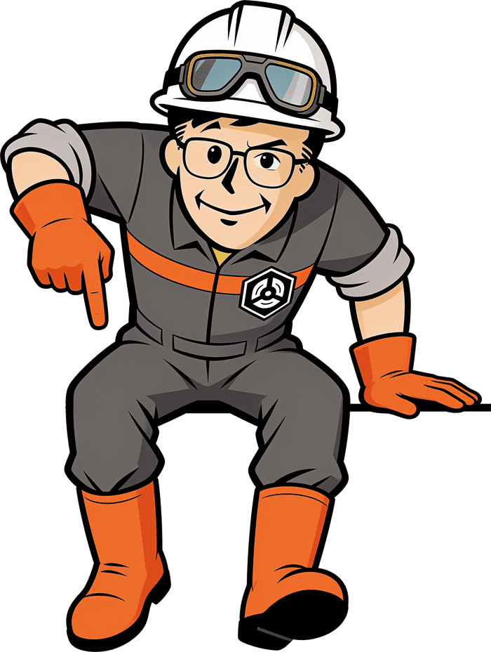 Otto, the SiloTek facility technician, sitting on the control monitor